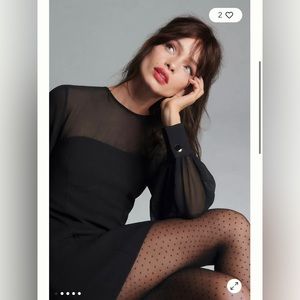 NWT Anthropologie Maeve sheer long sleeve dress size 0 and 6 available